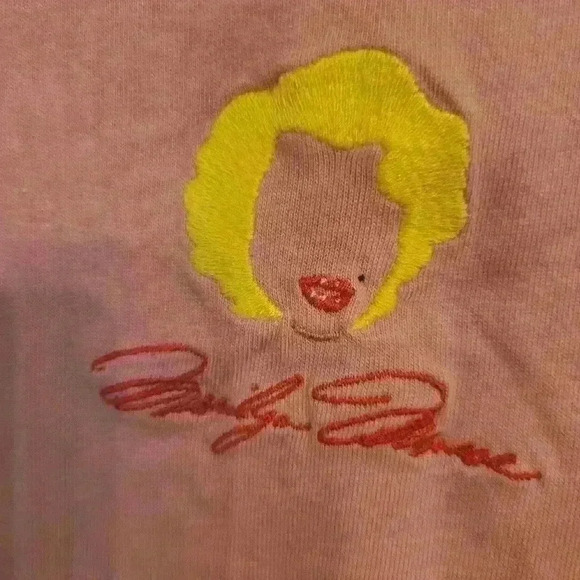 EUC Marilyn Monroe authentic vintage pink crop top, sz S, $19 - Picture 2 of 4
